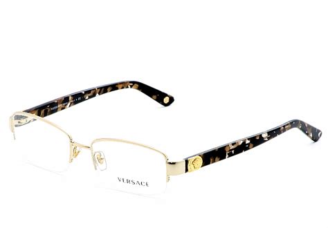 versace glasses clear men with gold|Gold Versace eyeglasses frames men.